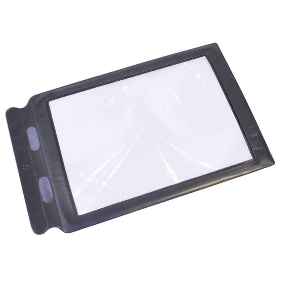 Aidapt Reading Sheet Magnifier - 2X Magnification - Lightweight Large Reading Aid