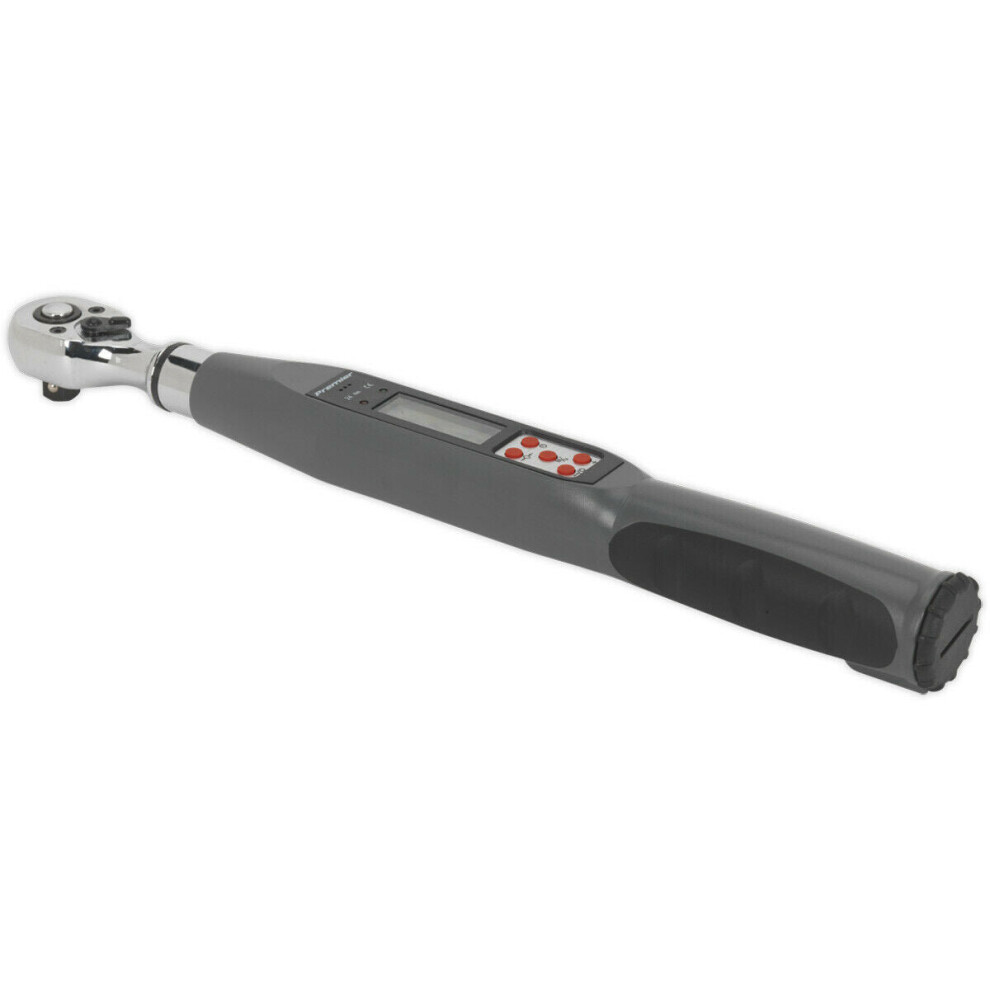 Loops Digital Torque Wrench - 3/8" Sq Drive - 72 Tooth Ratchet - 2 To 24 Nm Range