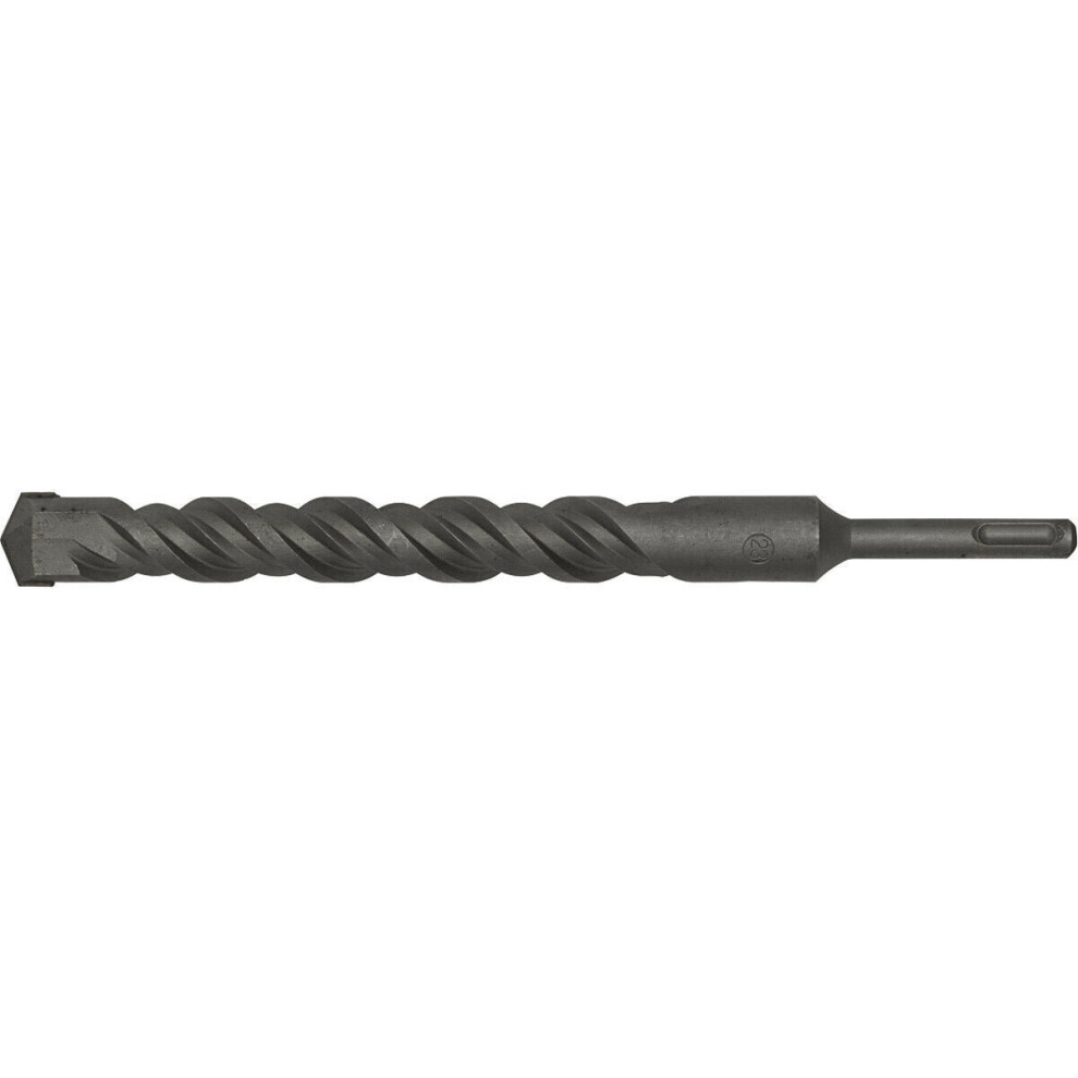 23 x 250mm SDS Plus Drill Bit - Fully Hardened & Ground - Smooth Drilling