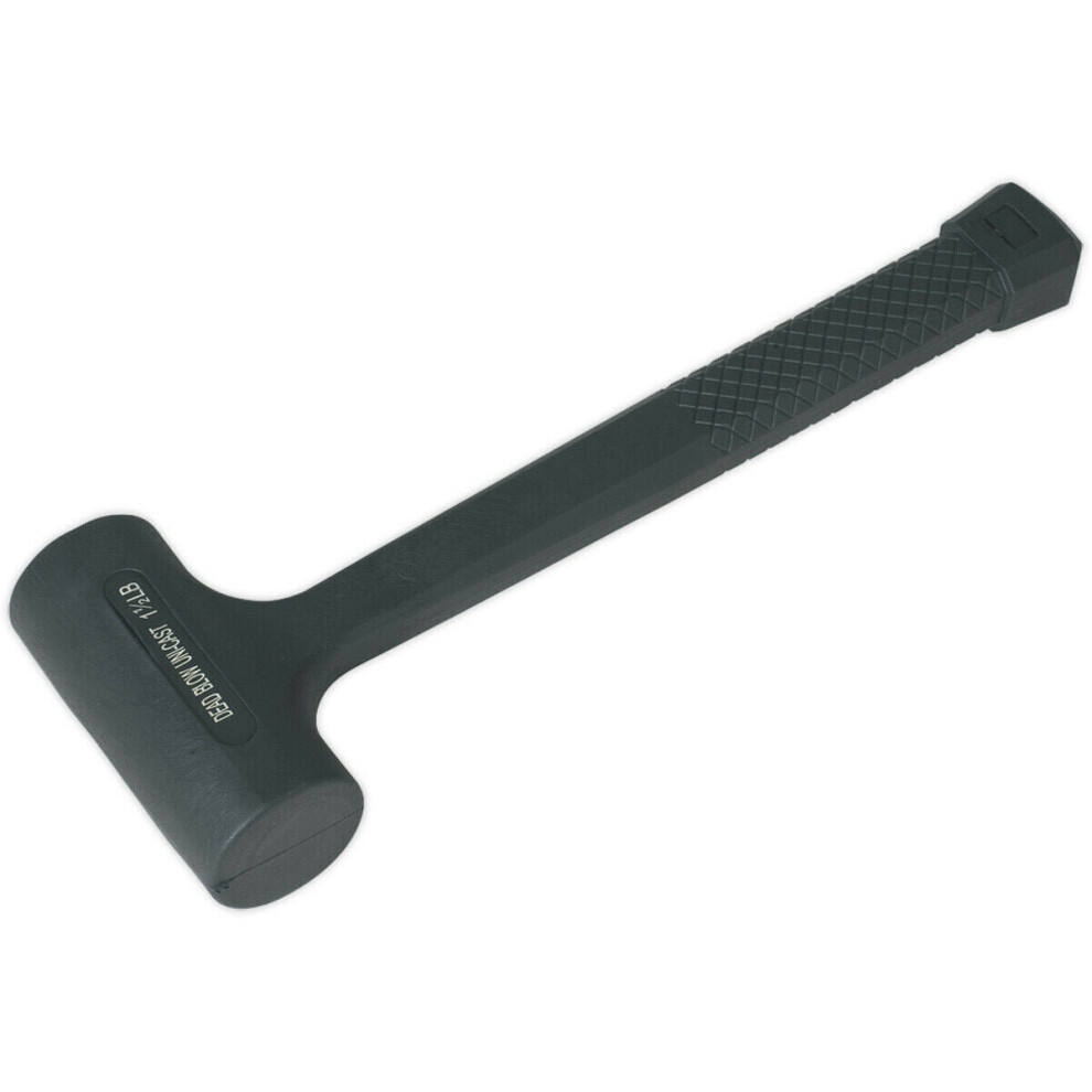 1.5Lb Dead Blow Hammer - Shot Loaded Rubber Head Mallet - 680G Anti-Rebound 5056581903662