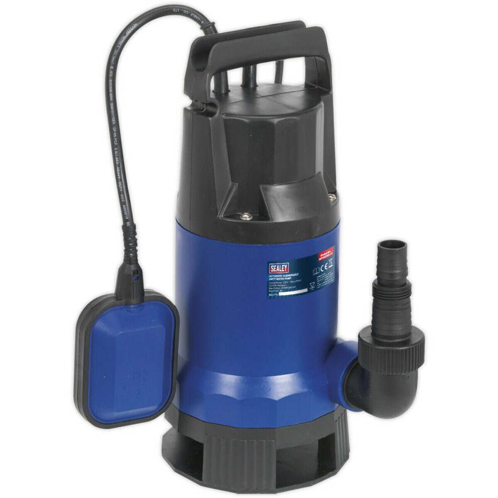 Submersible Dirty Water Pump - 217L/Min - Automatic Cut Out - 750W Motor - 230V