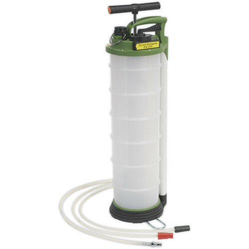 Loops 6L Oil & Fluid Extractor - Manual Vacuum Pump - Controlled Discharge Function