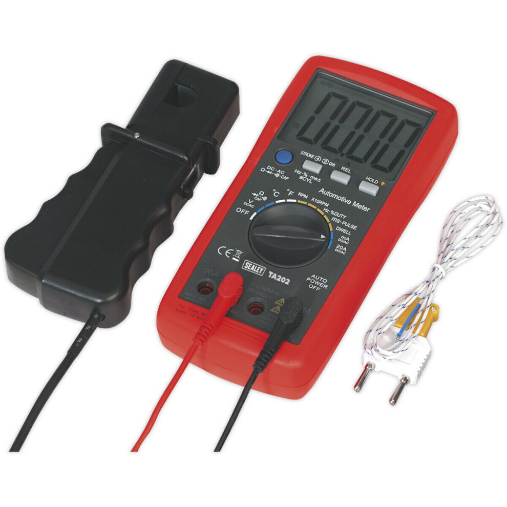 14 Function Digital Automotive Analyser - Inductive Coupler - Lcd Display 5056581931375