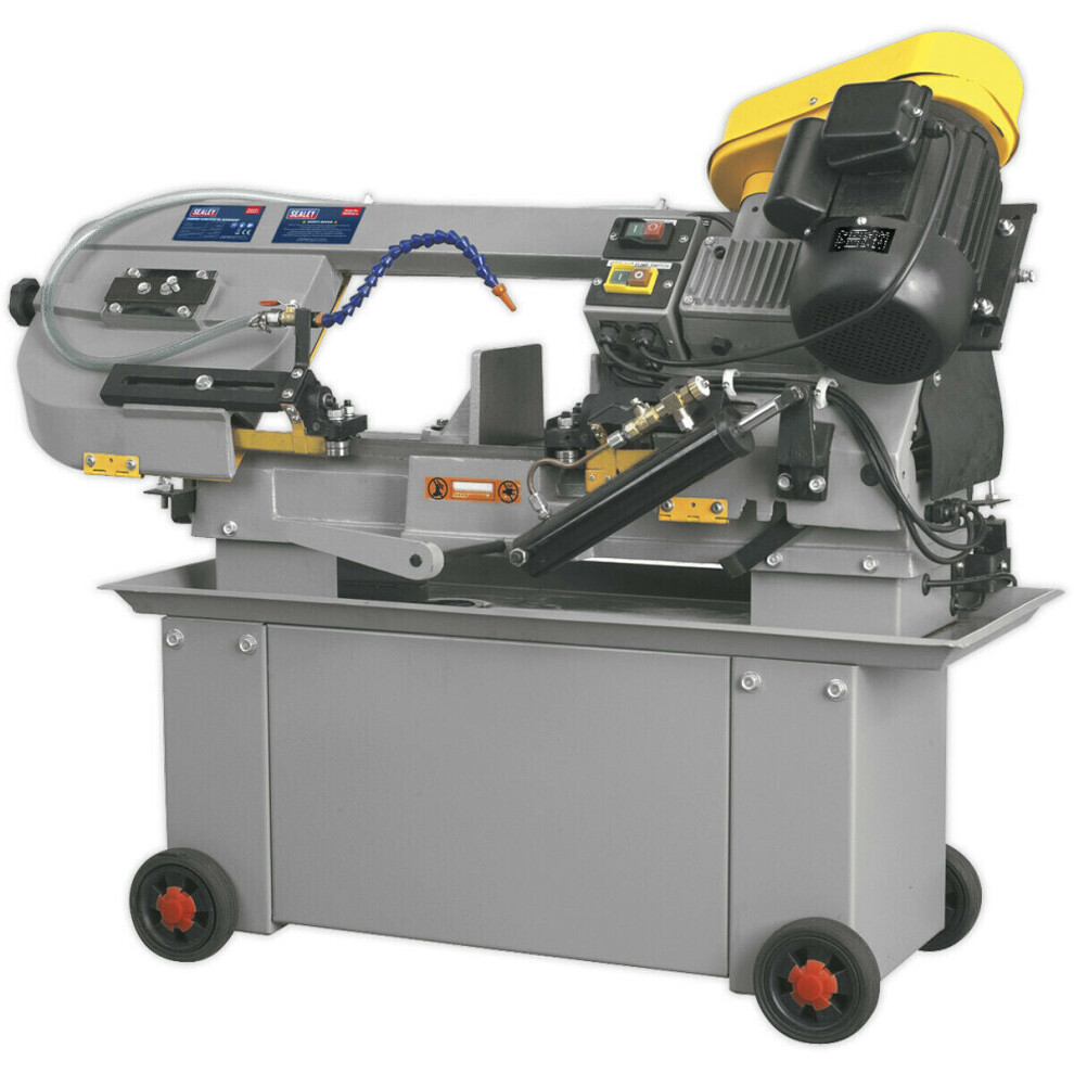 Horizontal Bandsaw with Hydraulic Arm - Bi-Metal Blade - Coolant Fluid System