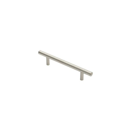 Loops 4x Round T Bar Pull Handle 146 x 10mm 96mm Fixing Centres Stainless Steel 1