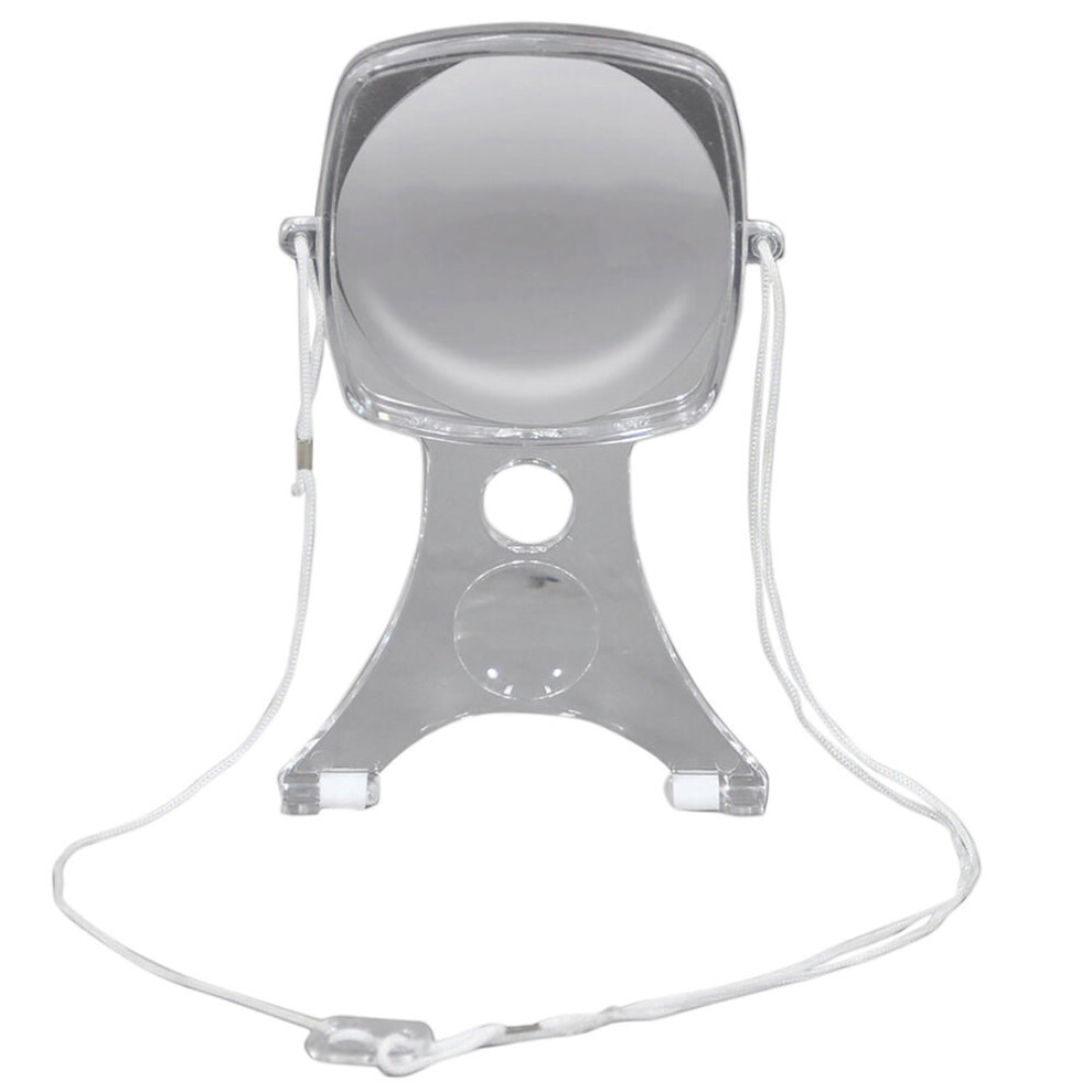 Hands Free Crafts Magnifying Glass - Adjustable Neck Chord - 2.5 X Magnification