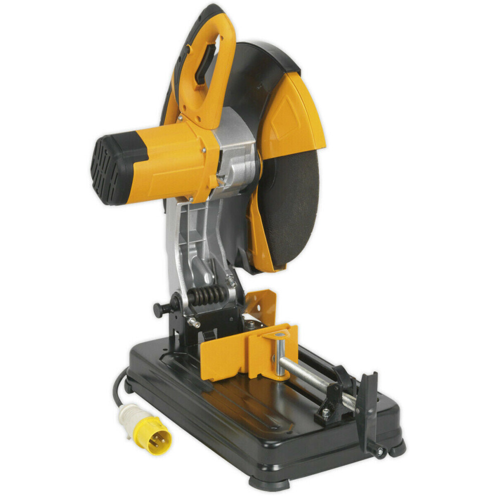 Portable Cut-Off Saw - 355mm Abrasive Disc - 2480W Motor - 3800 RPM - 110V