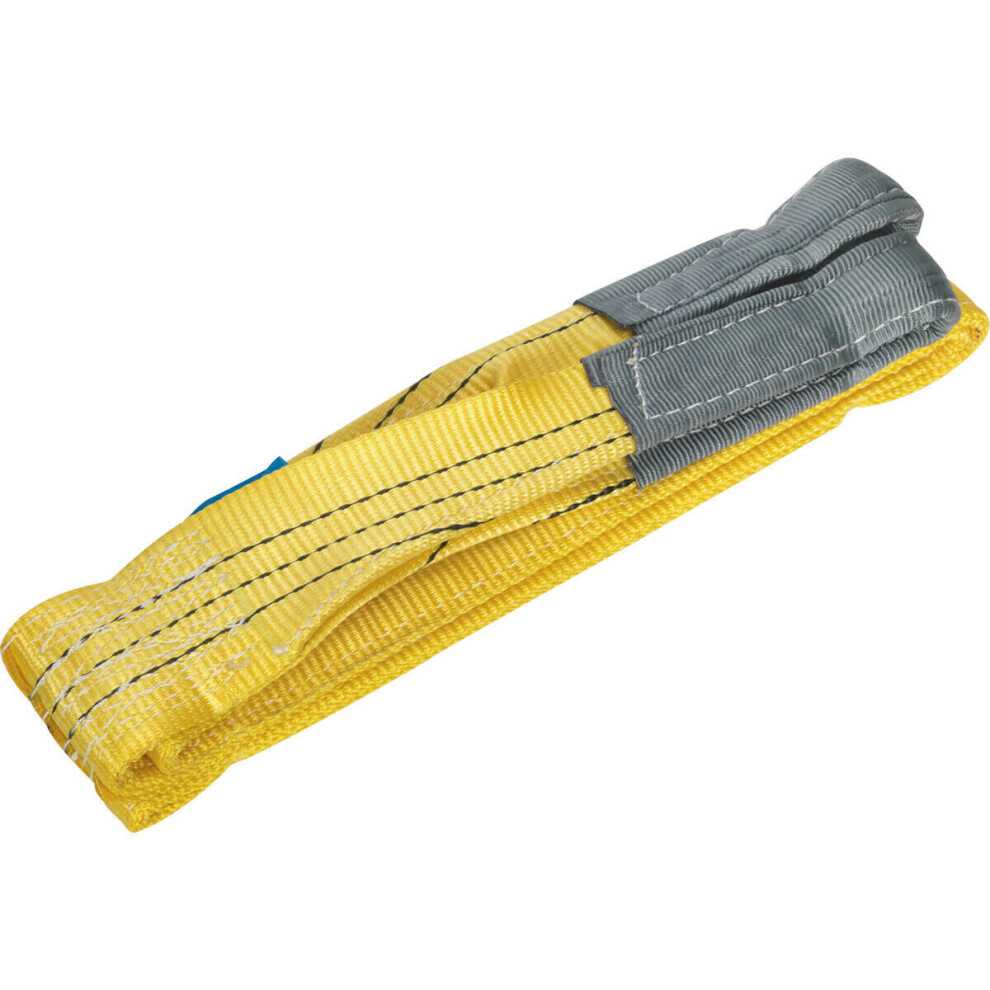 Loops 3 Metre Load Sling - 3 Tonne Capacity - High Strength Polyester - Lifting Strap