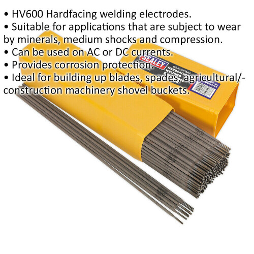 Loops 5kg PACK - Hardfacing Welding Electrodes - 2.5 x 300mm - 90A Current Arc Rods 1