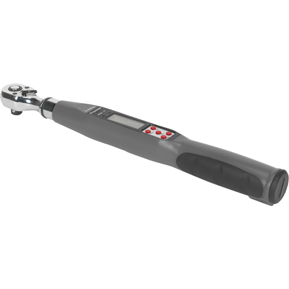 Loops Digital Torque Wrench - 3/8" Sq Drive - 72 Tooth Ratchet - 8 To 85 Nm Range