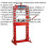 Loops 20 Tonne Floor Type Hydraulic Press - Sliding Ram Assembly - Flat Pressing Plate 2