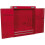 Loops 750 x 225 x 890 Wall Mounted 2 Drawer Tool Cabinet - RED - Lockable Storage Unit 1