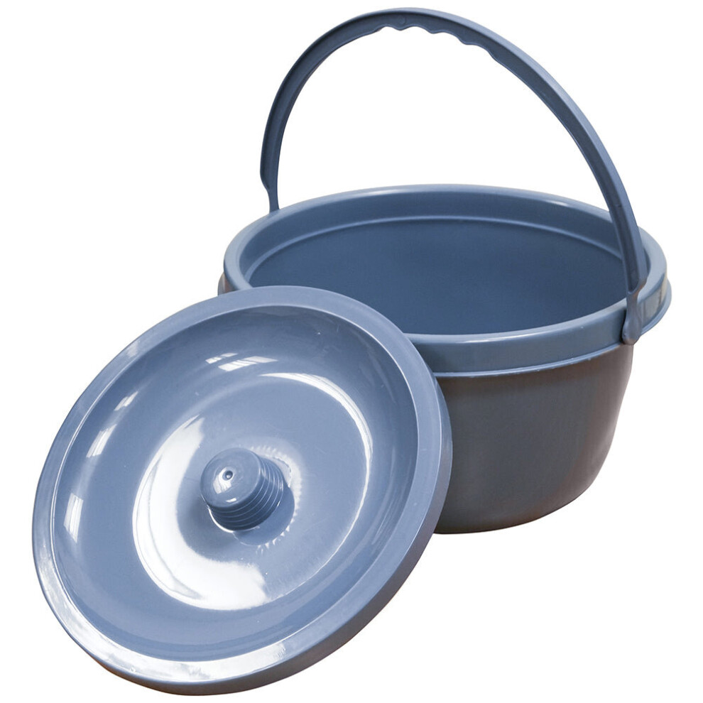 Aidapt Grey Replacement Commode Bucket And Lid For Ve00226 Folding Commode