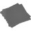 Loops 9 PACK Heavy Duty Floor Tile - PP Plastic - 400 x 400mm - Grey Treadplate 4