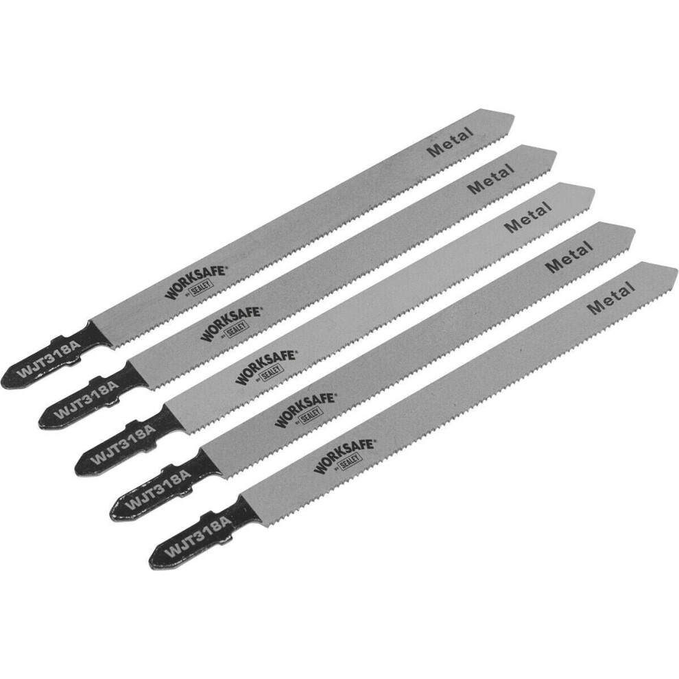 5 Pack 105Mm Bi-Metal Jigsaw Blade - 21 Tpi - Wavy Set Teeth Metal Saw Blade 5056581948595