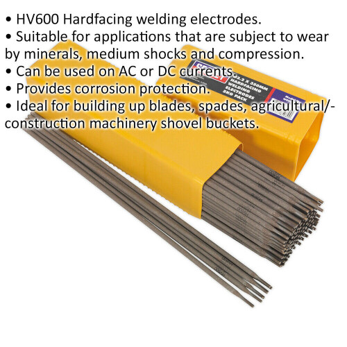 Loops 5kg PACK - Hardfacing Welding Electrodes - 3.2 x 350mm - 130A Current Arc Rods 1