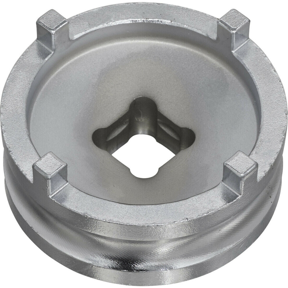 Loops 50Mm Motorcycle Swingarm Locknut Castellated Bit - 4 Pin / Tooth - 1/2" Drive