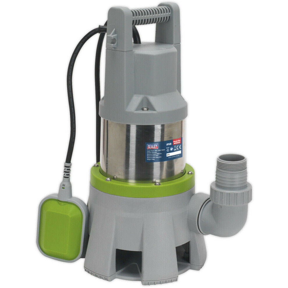 Loops High Flow Submersible Dirty Water Pump - 417L/Min - Automatic Cut-Out - 230V