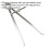 Loops 200mm Internal Spring Caliper - Adjusting Washer & Nut - Brushed Metal Finish 2