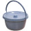 Grey Replacement Commode Bucket and Lid for ve00226 Folding Commode 2