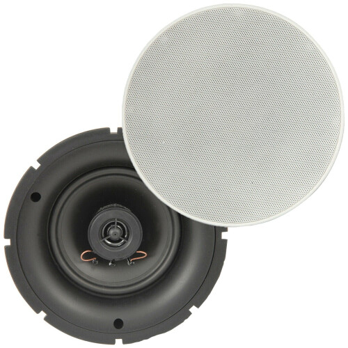 Loops (PAR) 6.5" 8Ohms Low Profile Ceiling Speakers 2 Way Wall Mount Slim Line 2