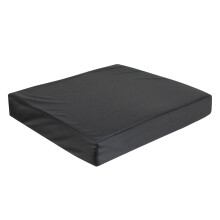 Vinyl Memory Foam Wheelchair Cushion - 16 x 16 x 2 Inches - Wipe Clean Cover