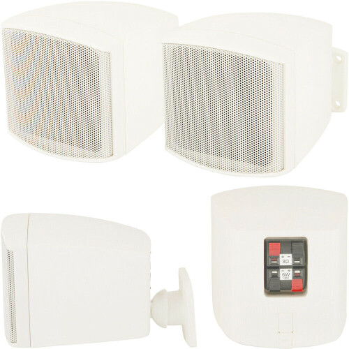 Loops 30W Pair Background Speakers 100V 8OHM Compact Mini Satellite Wall Mount PA 1