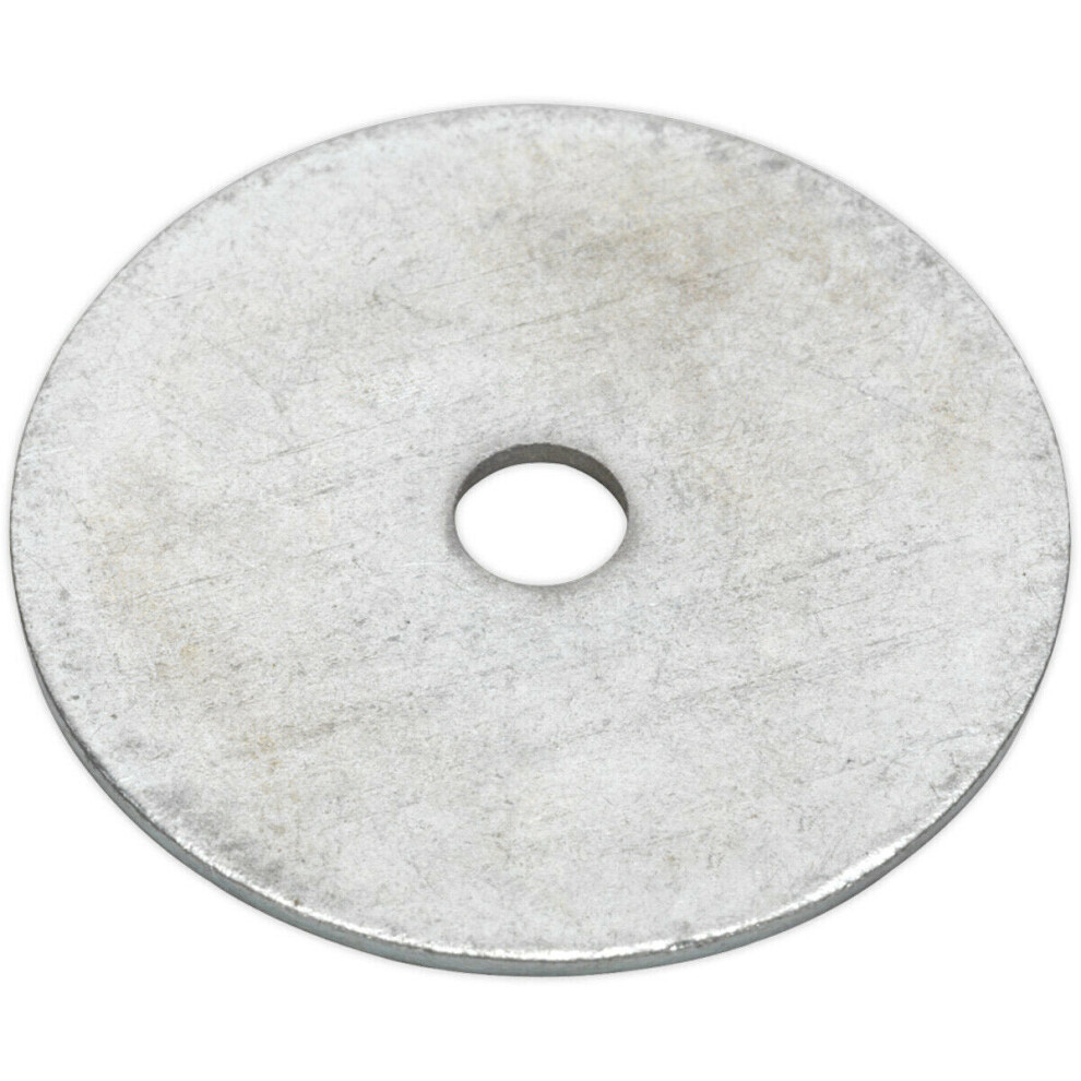 50 Pack - Zinc Plated Repair Washer - M6 X 38Mm - Metric - Metal Spacer 5056581901019