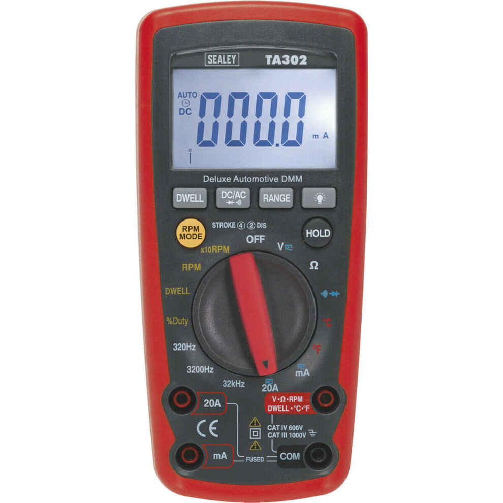 Loops 12 Function Digital Automotive Analyser - Inductive Coupler - Lcd Display