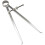Loops 200mm Internal Spring Caliper - Adjusting Washer & Nut - Brushed Metal Finish 1