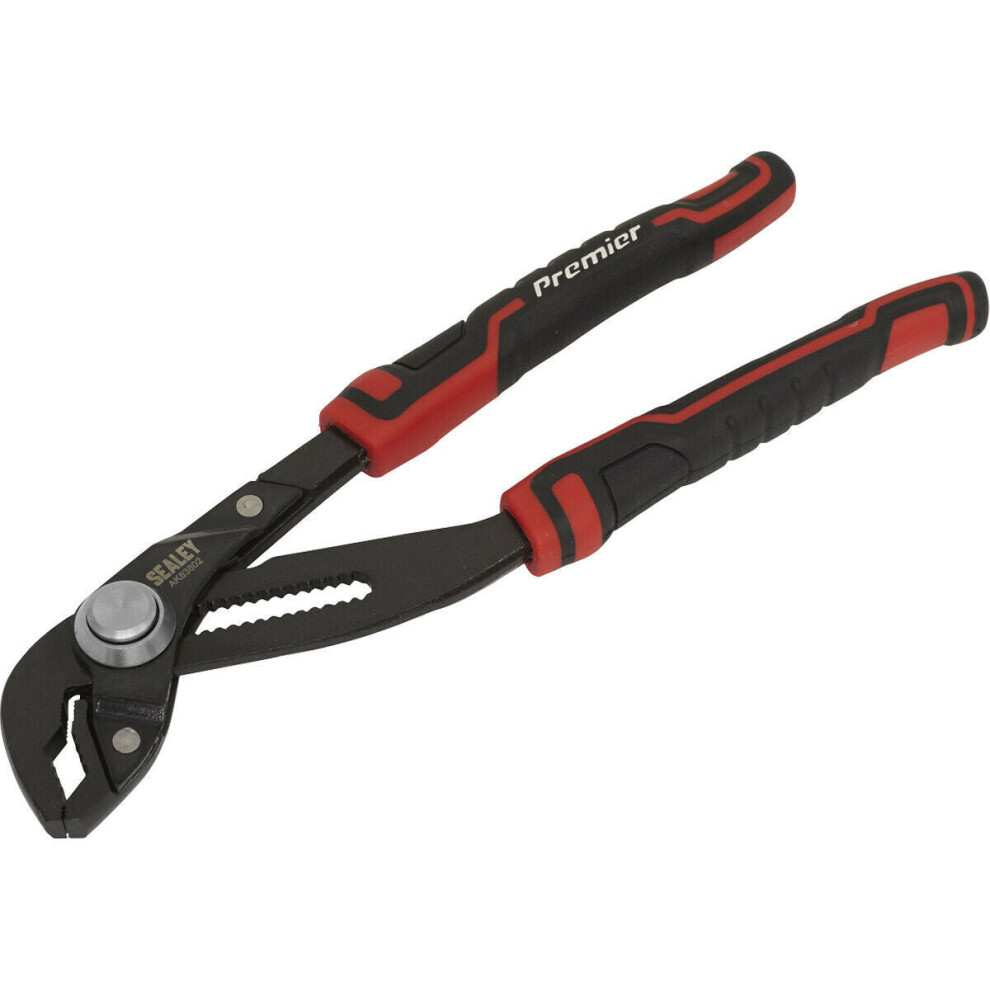 250mm Quick Release Water Pump Pliers - Serrated Jaws - Corrosion Resistant