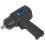 Loops Heavy Duty Composite Air Impact Wrench - 1/2 Inch Sq Drive - Handle Exhaust 1