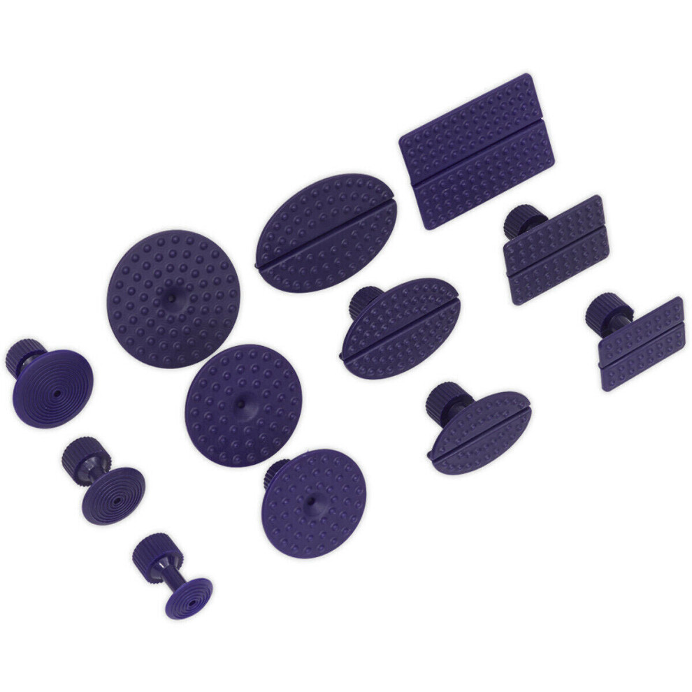 Loops 12 Pack Paintless Dent Repair Tabs - For Use With Pdr Glue Gun Kits -Body Panel