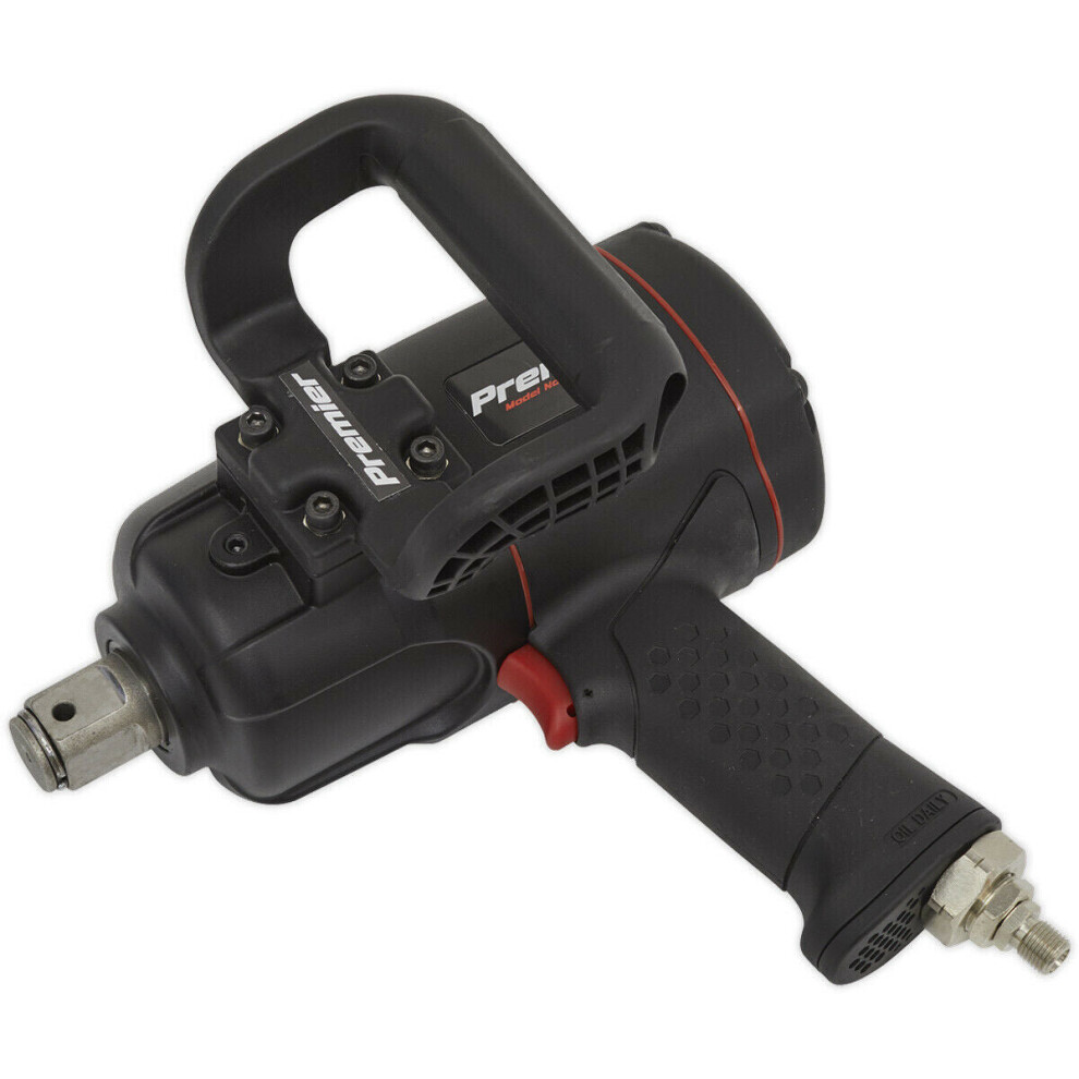 1 Inch Sq Drive Composite Air Impact Wrench - Twin Hammer - Side Handle 5056581909091