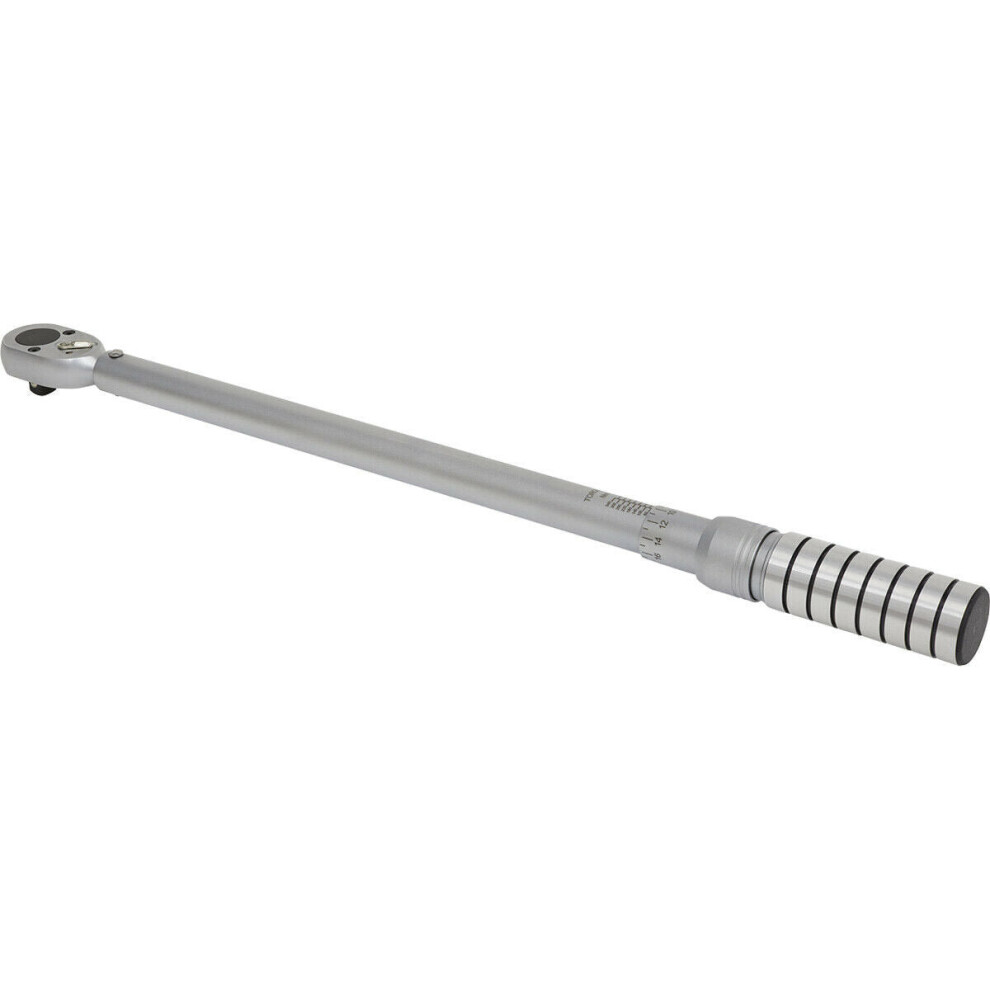Loops Micrometer Style Torque Wrench - 1/2" Sq Drive - Flip Reverse - 60 To 340 Nm