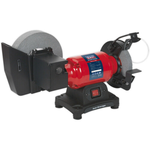 Loops 150mm Bench Grinder - 200mm Wet Stone - 250W Induction Motor - Blade Sharpener