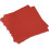 Loops 9 PACK Heavy Duty Floor Tile - PP Plastic - 400 x 400mm - Red Treadplate 1