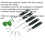 Loops 6 Piece Windscreen Installation Tool Kit - Composite Handles - Rubbered Screens 2