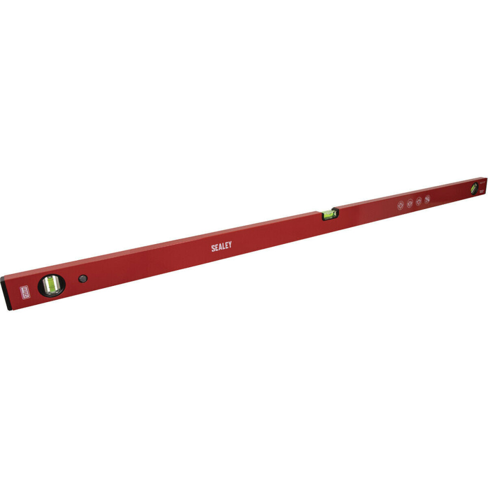 1200mm Powder Coated Spirit Level - Precision Milled - 45 Degree Angle Rule