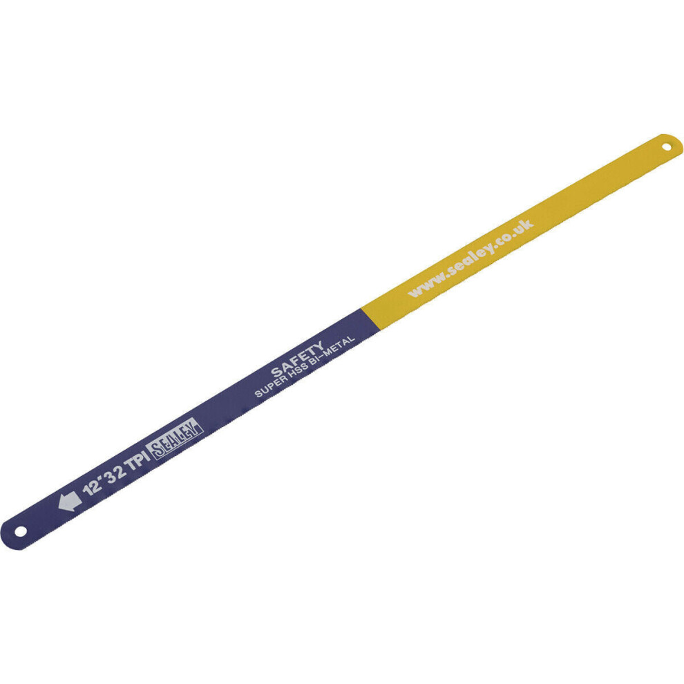 2 PACK 300mm Flexible Bi-Metal HSS Hacksaw Blade - 32 TPI Pitch - Saw Power Tool