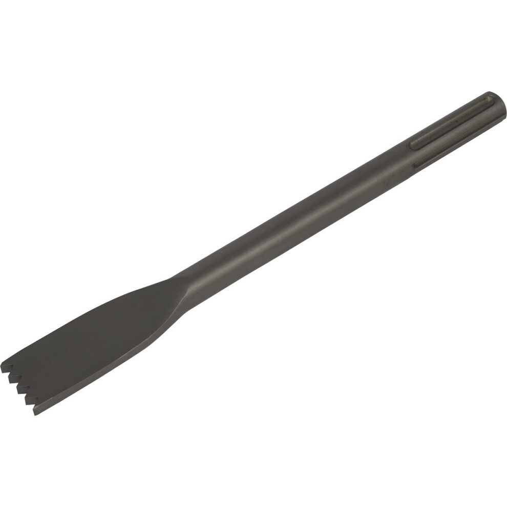 Loops 30 X 280Mm Scutch Comb Chisel - Sds Max Shank - Impact Demolition Breaker Steel