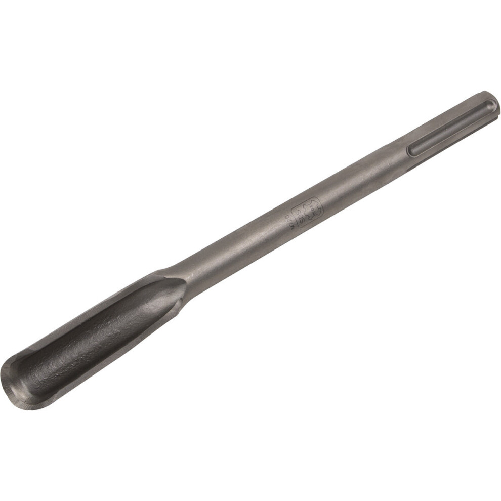 18 x 450mm Hollow Gouge Breaker Chisel - SDS Max Shank - Impact Demolition Steel