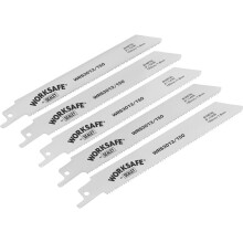 5 PACK 150mm Reciprocating Saw Blade - 14 TPI - Suitable for Iron Steel Pipes