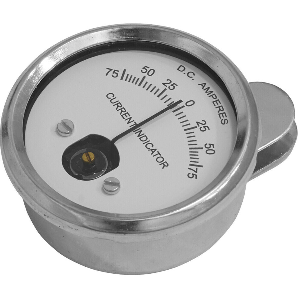 75A Clip-On Ammeter - Moving Coil Style - 55mm Dial Face - DC Current Testing