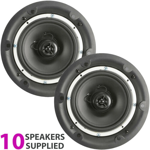 Loops Active Bluetooth 10 Ceiling Speaker Kit 50W Wireless HiFi Audio Streaming System 2