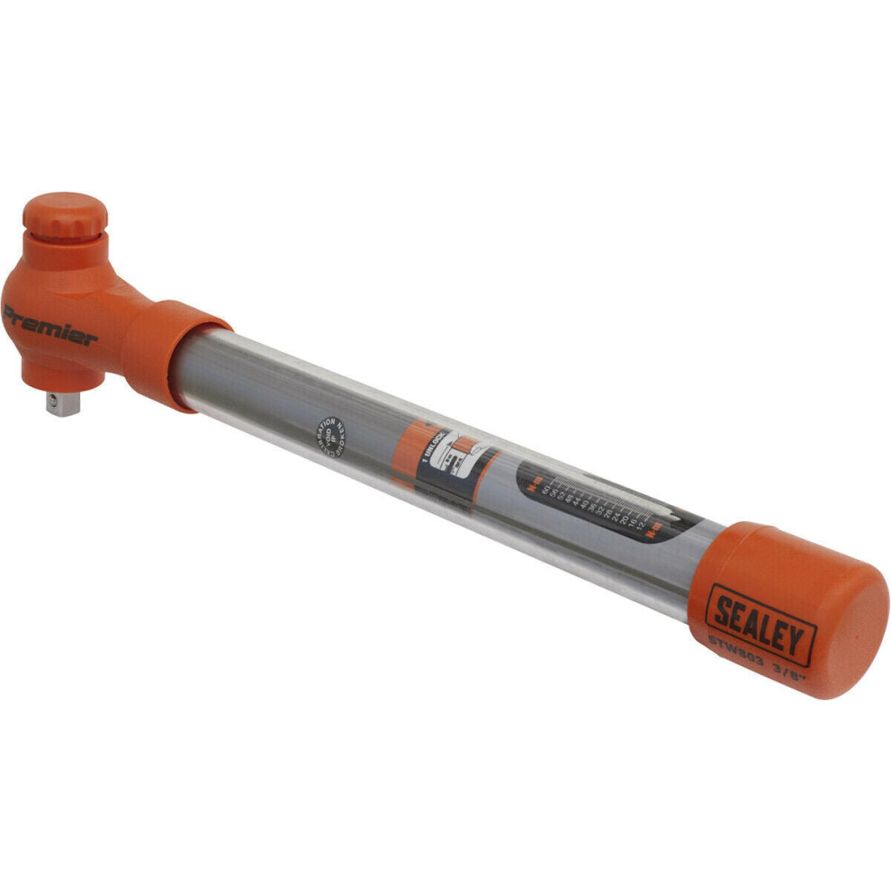 Loops Insulated Torque Wrench - 3/8" Sq Drive - Calibrated - 12 To 60 Nm Range