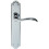 Loops Door Handle & Latch Pack Chrome Victorian Scroll Lever on Backplate 245 x 45mm 3