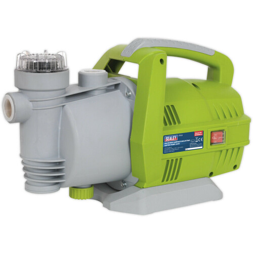 Loops Surface Mounting Water Pump - 50L/Min - Removeable Filter - 650W Motor - 230V