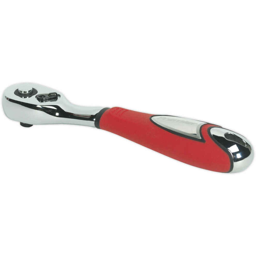 Offset Ratchet Wrench - 1/4" Sq Drive - Flip Reverse - 72-Tooth - Quick Release 5056524255629
