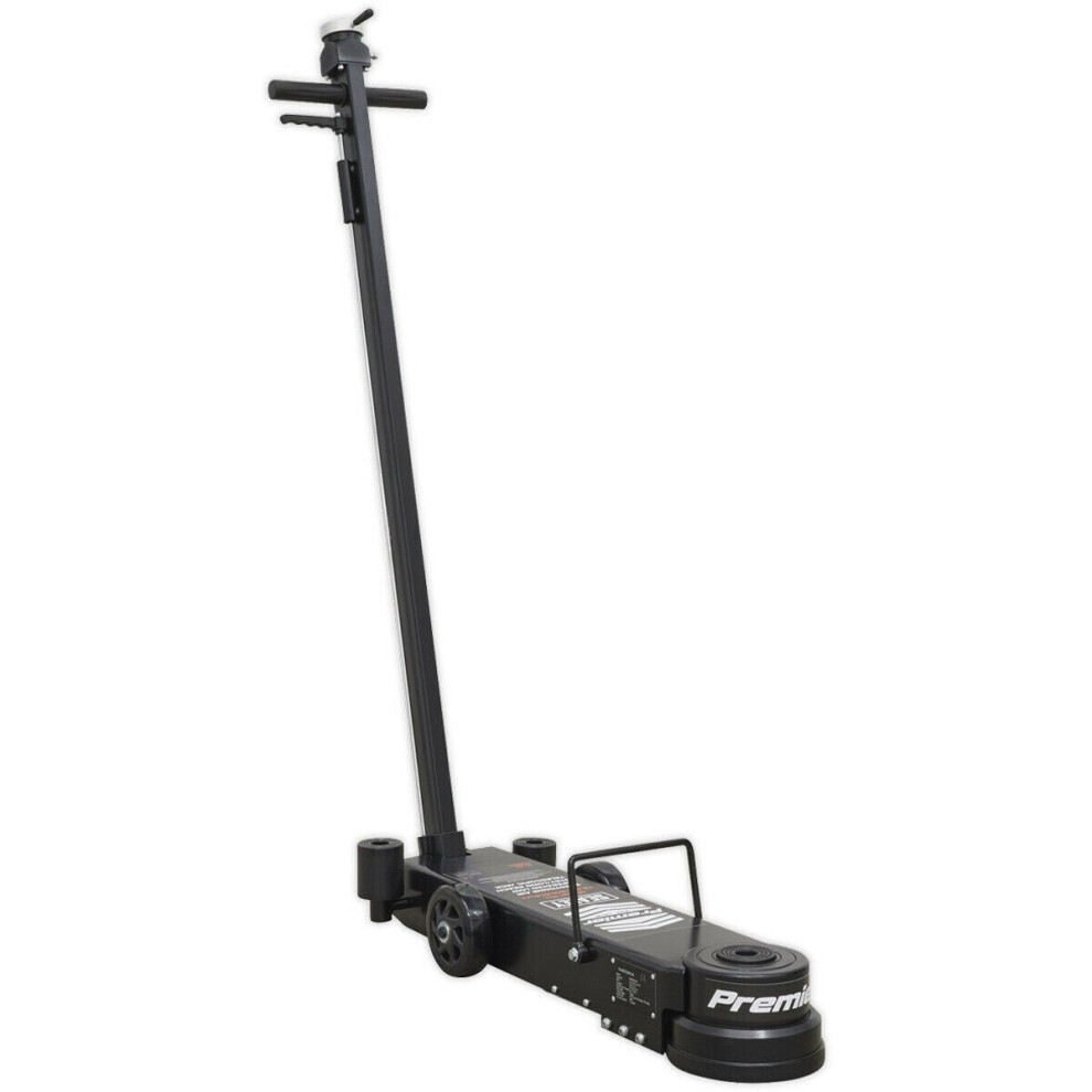 10 To 40 Tonne Telescopic Air Operated Jack - Long Reach Handle Low Entry Design 5056581951038